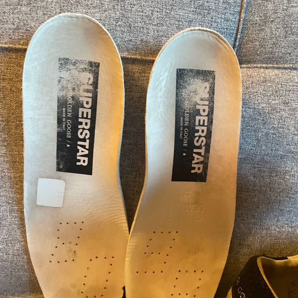 Golden Goose White Sneakers with Silver Star size 37 - Picture 6 of 8